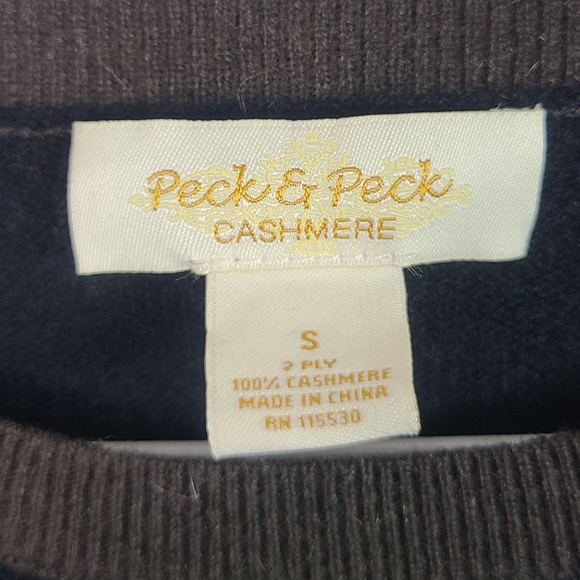 Peck & Peck cashmere sweater size small - Picture 4 of 6